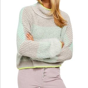 Free People Sunbrite Sweater in River Run …